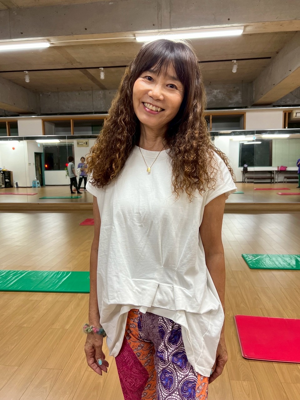 緩めてストレッチ