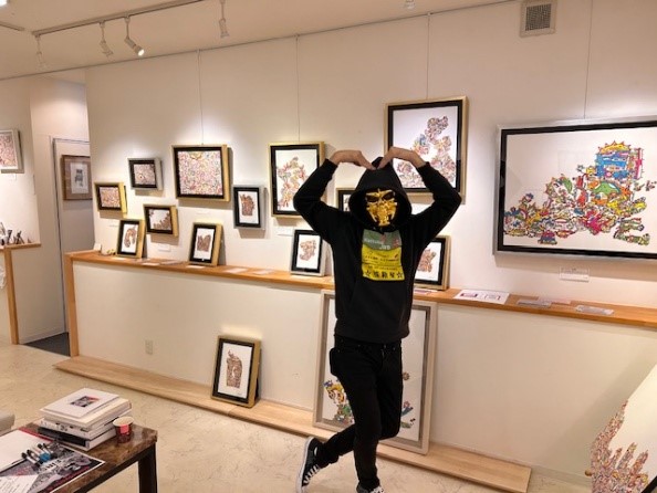 イラストレーター作品展示とワークショップ