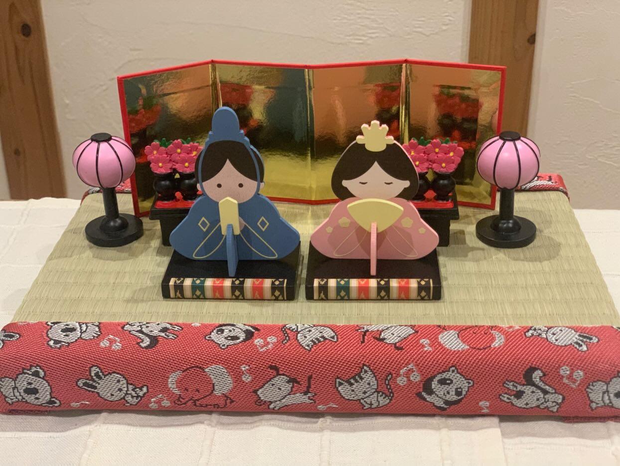 雛人形のためのミニ畳作り