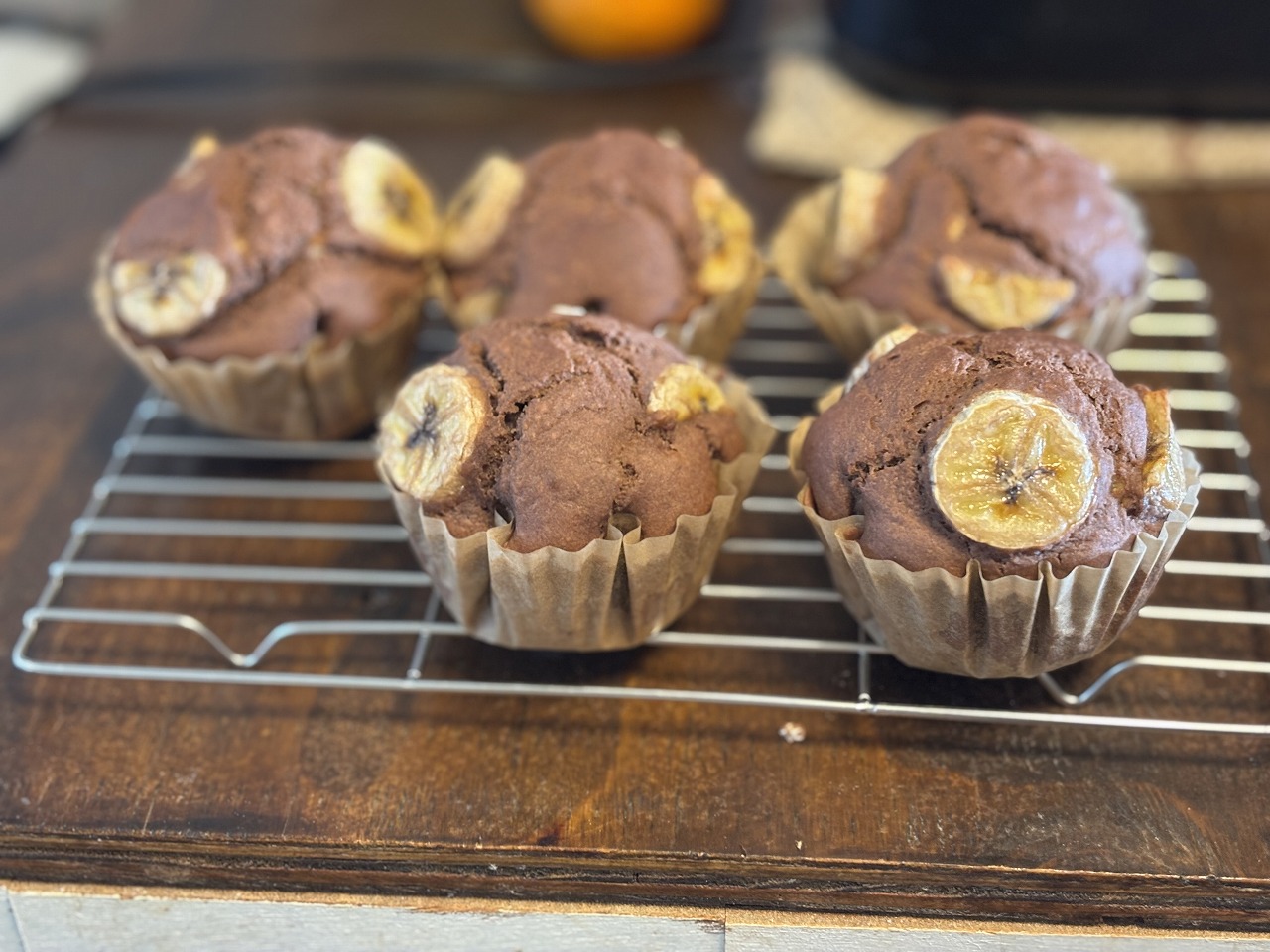 体に優しいお菓子　チョコバナナマフィン作り　10:00～12:30　※時間ごとにページあり
